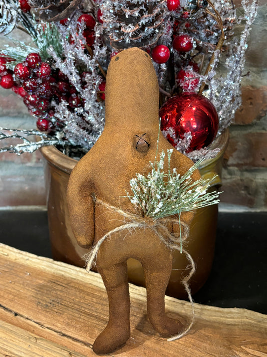 Primitive Grungy Gingerbread Man, Vintage Christmas, Primitive Gingerbread, Gingerbread Men, Handmade, Christmas Decor