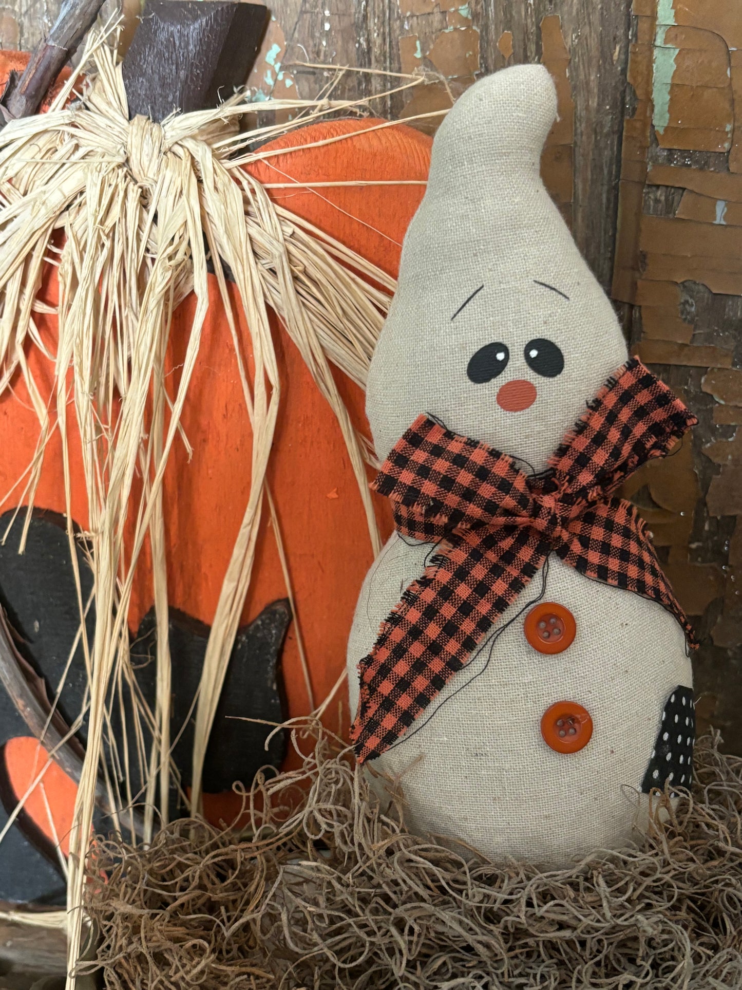 Ghost, Halloween Decor, Primitive Ghost, Primitive Halloween Decor, Halloween Decor, Rustic Halloween