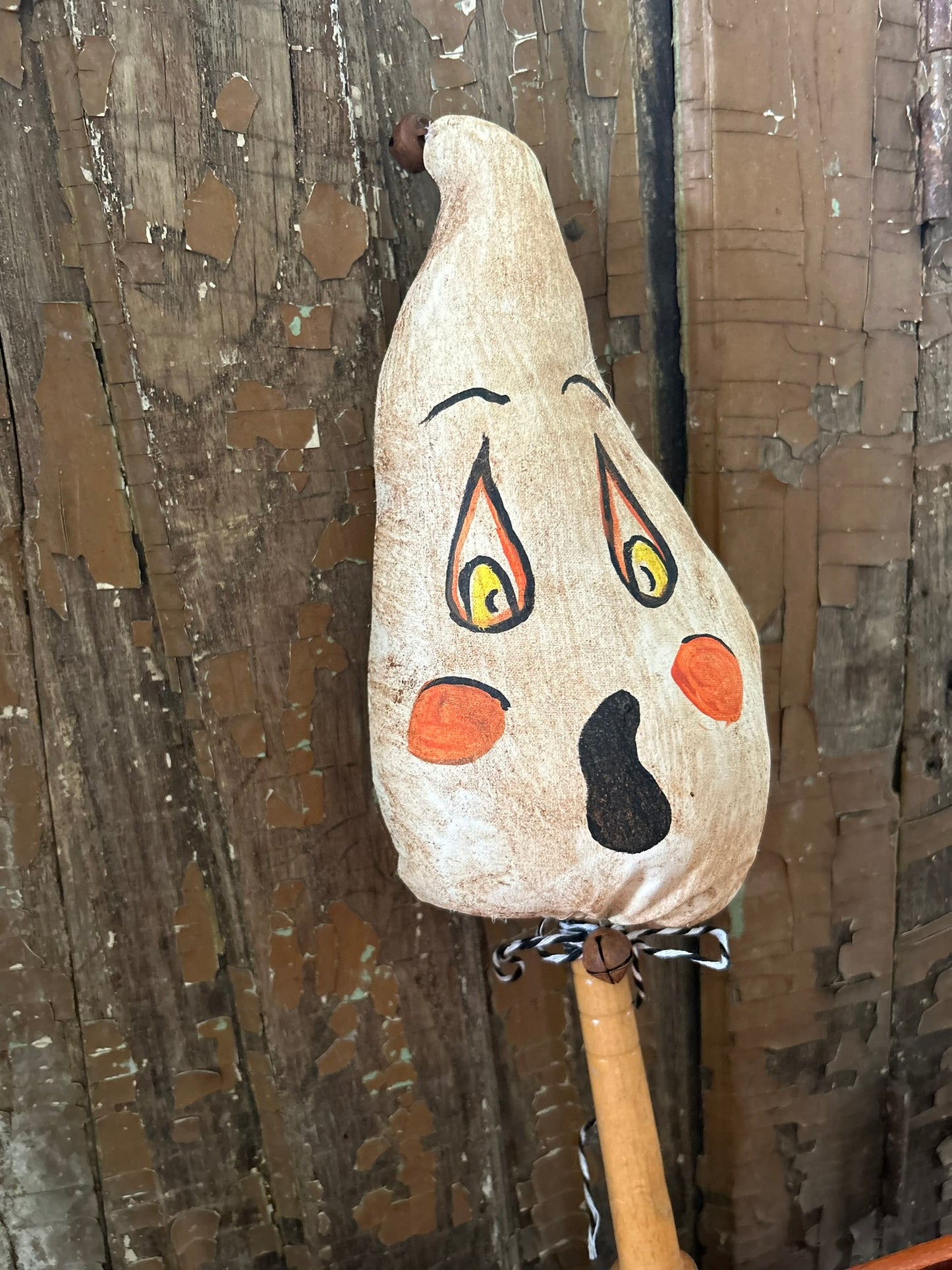 Halloween Folk Art Ghost, Halloween Vintage Halloween, Primitive Vintage Halloween GHOST