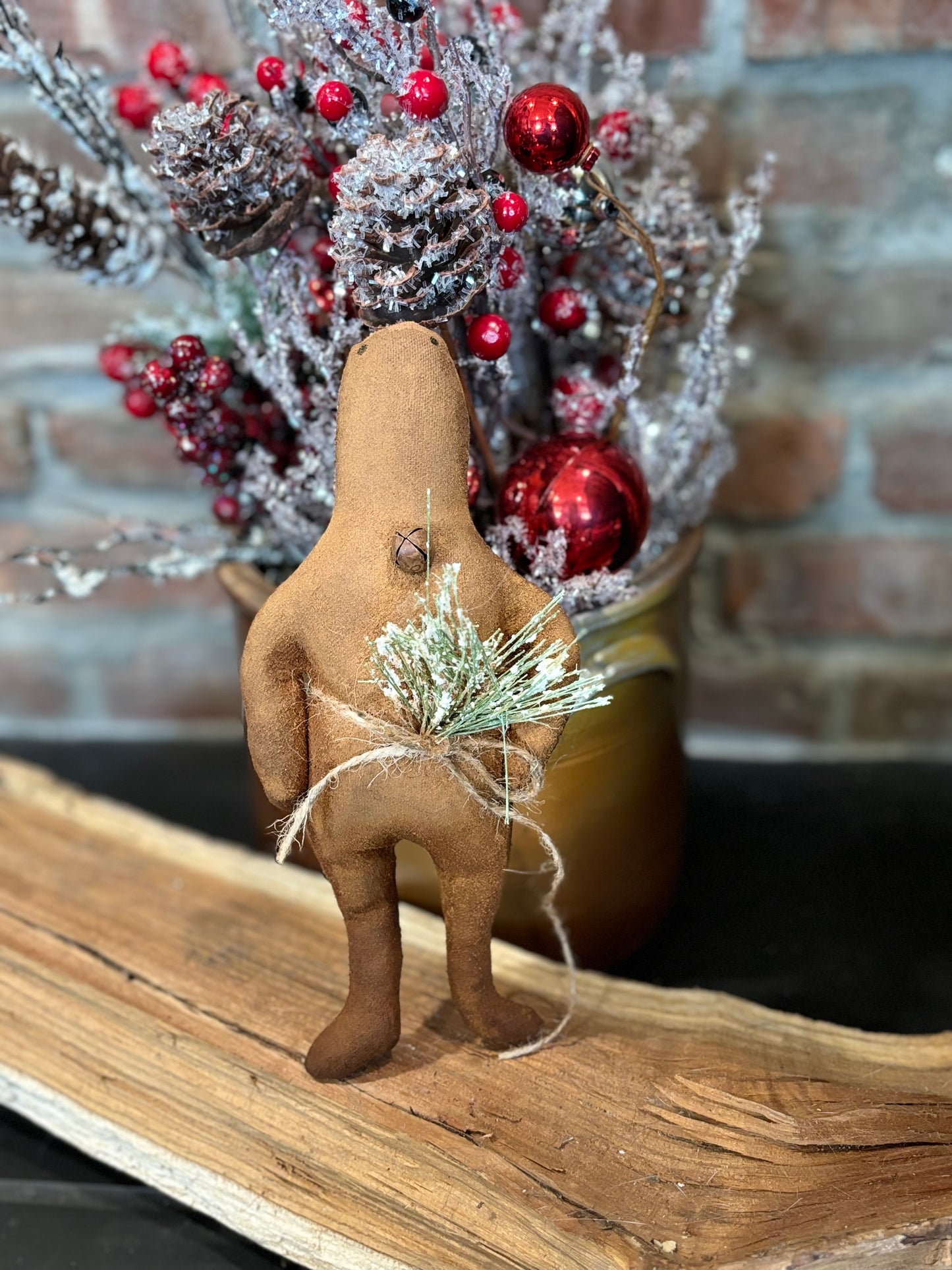 Primitive Grungy Gingerbread Man, Vintage Christmas, Primitive Gingerbread, Gingerbread Men, Handmade, Christmas Decor
