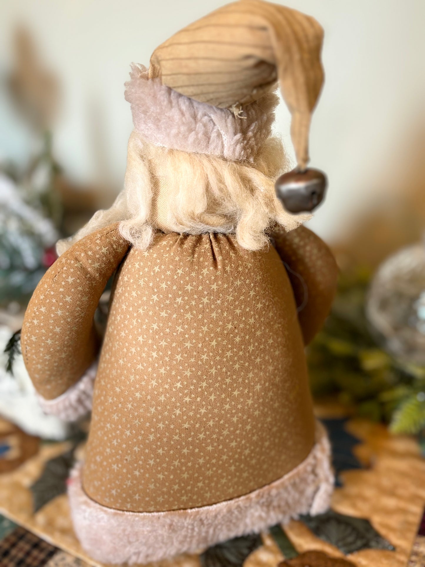 Primitive Santa Claus ~ OLDE SAINT NICK ~ Handmade Christmas Santa Claus Doll ~ Vintage Saint Nick ~ Handmade Christmas Santa Decor