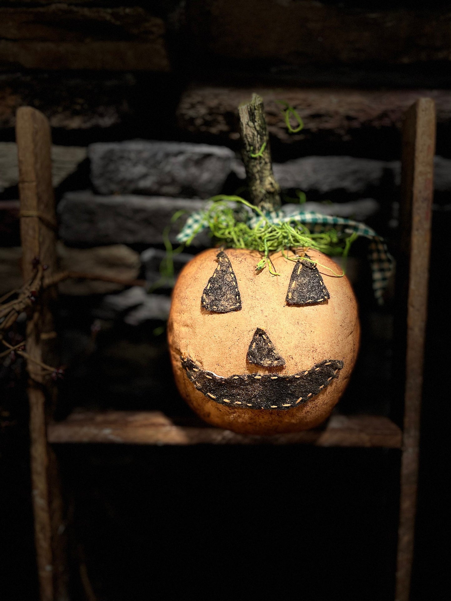 Primitive Rustic Pumpkins - Primitive Fall decor - Primitive Halloween Decor - Rustic Farmhouse - Farmhouse Pumpkins