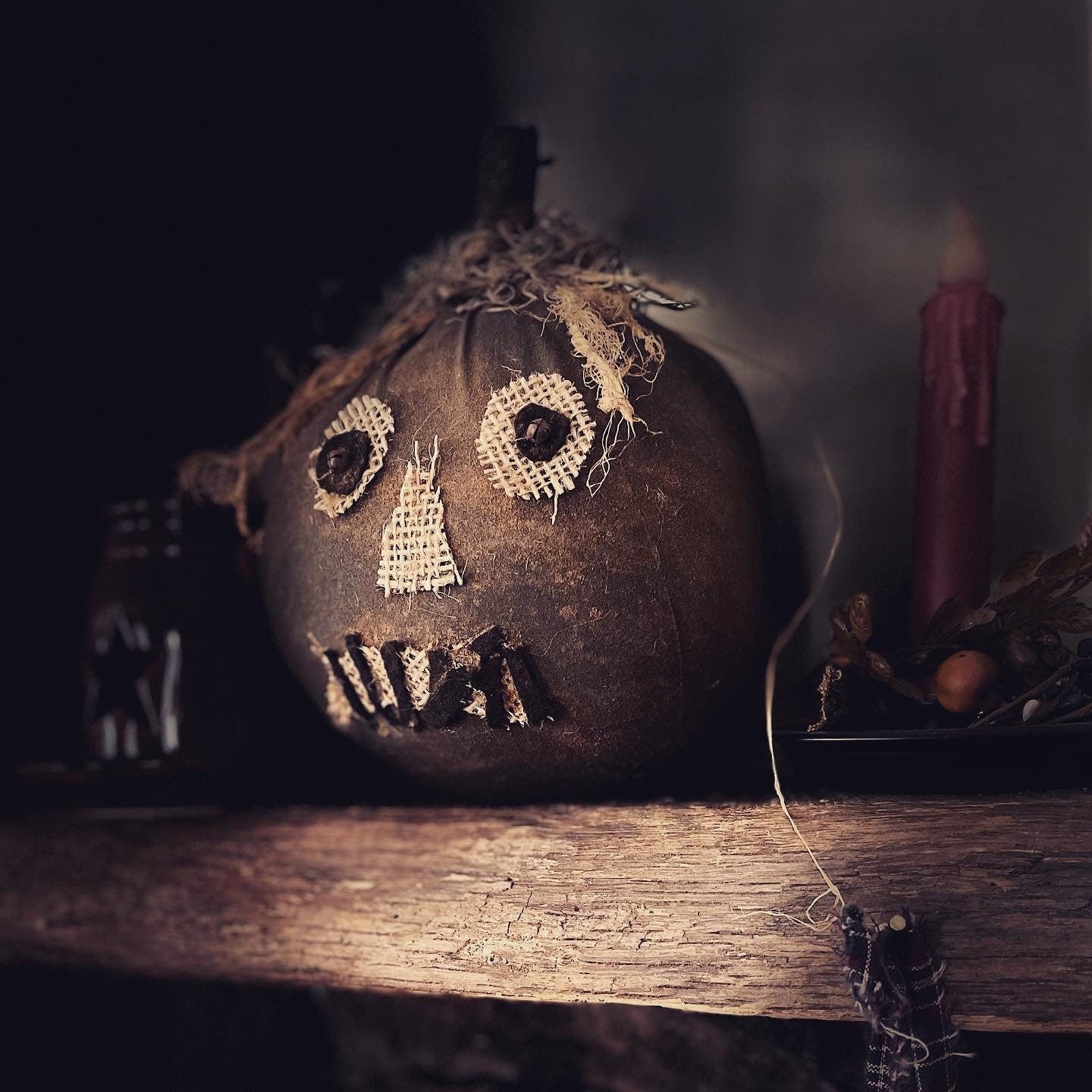 Primitive Rustic Pumpkins - Primitive Fall decor - Primitive Halloween Decor - Rustic Farmhouse - Farmhouse Pumpkins