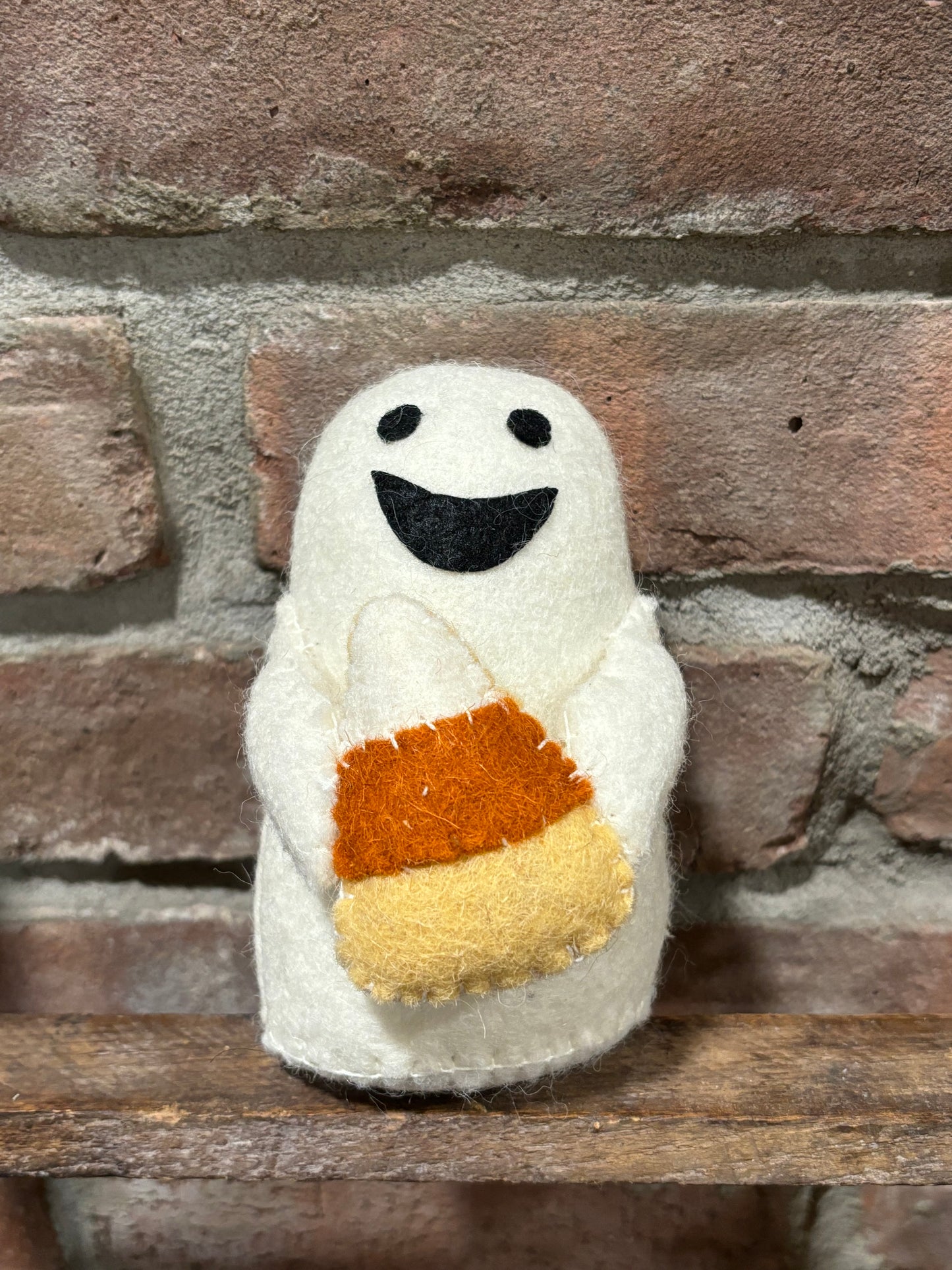 Cute Ghost, Halloween Decor, Cute Ghost, Spooky, Home Decor, Fall Decor, Halloween Candy Corn Ghost, Handmade Primitive Decor