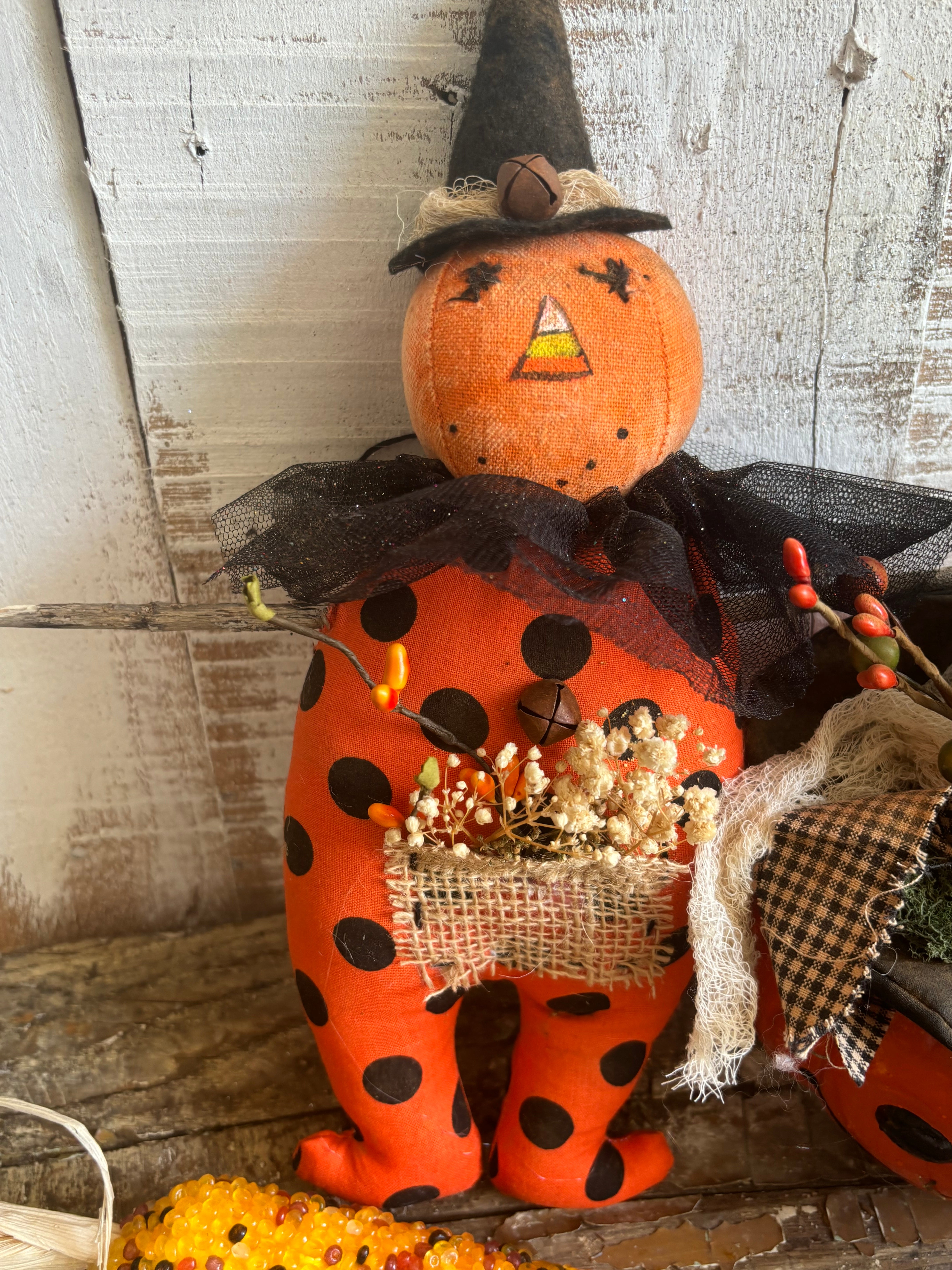 Halloween popular pumpkin doll