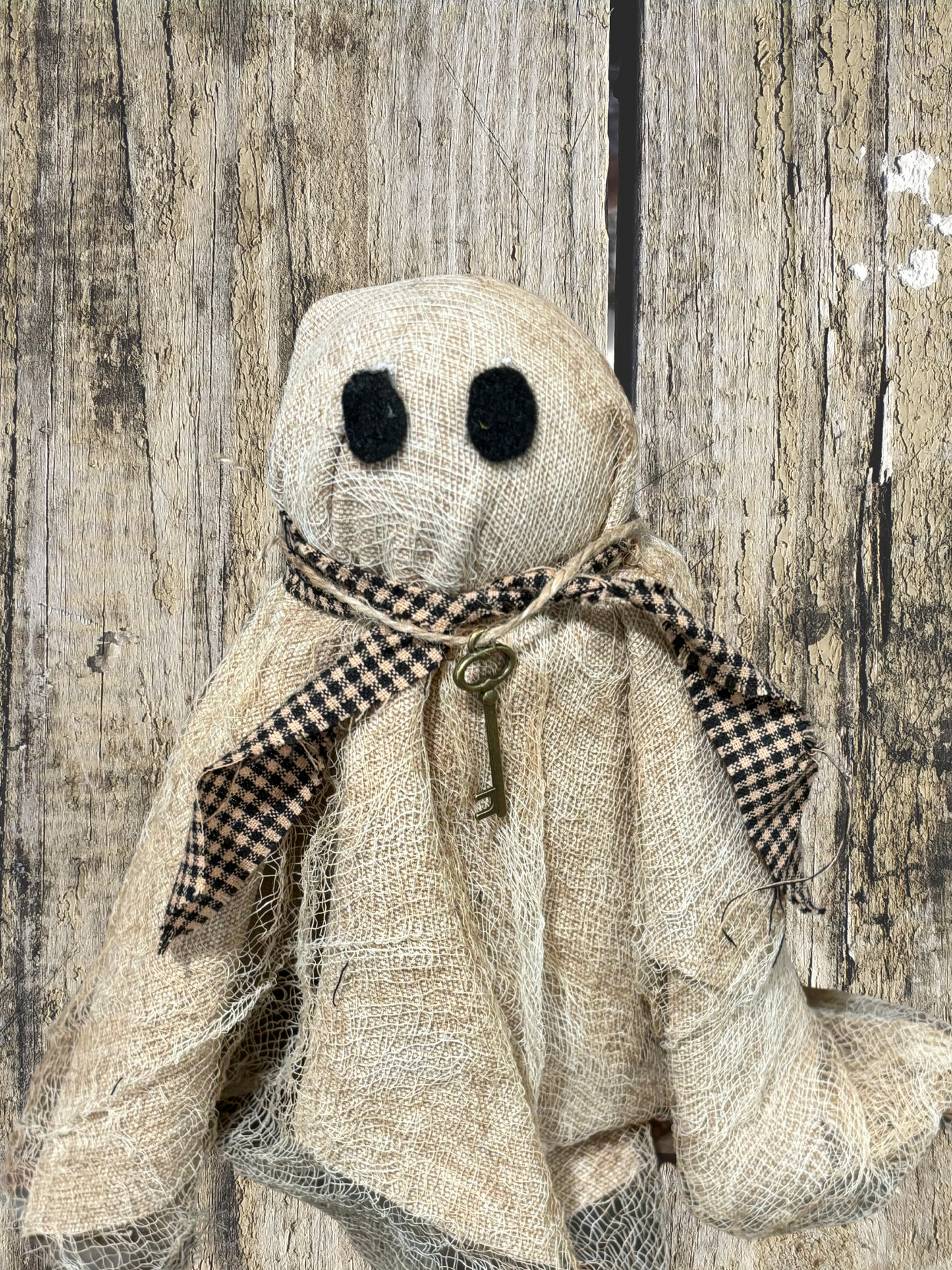 Primitive Ghost Decor / Cute Halloween Decoration / Mantle Decoration / Fall and Autumn / Ghostie / Cute Ghost