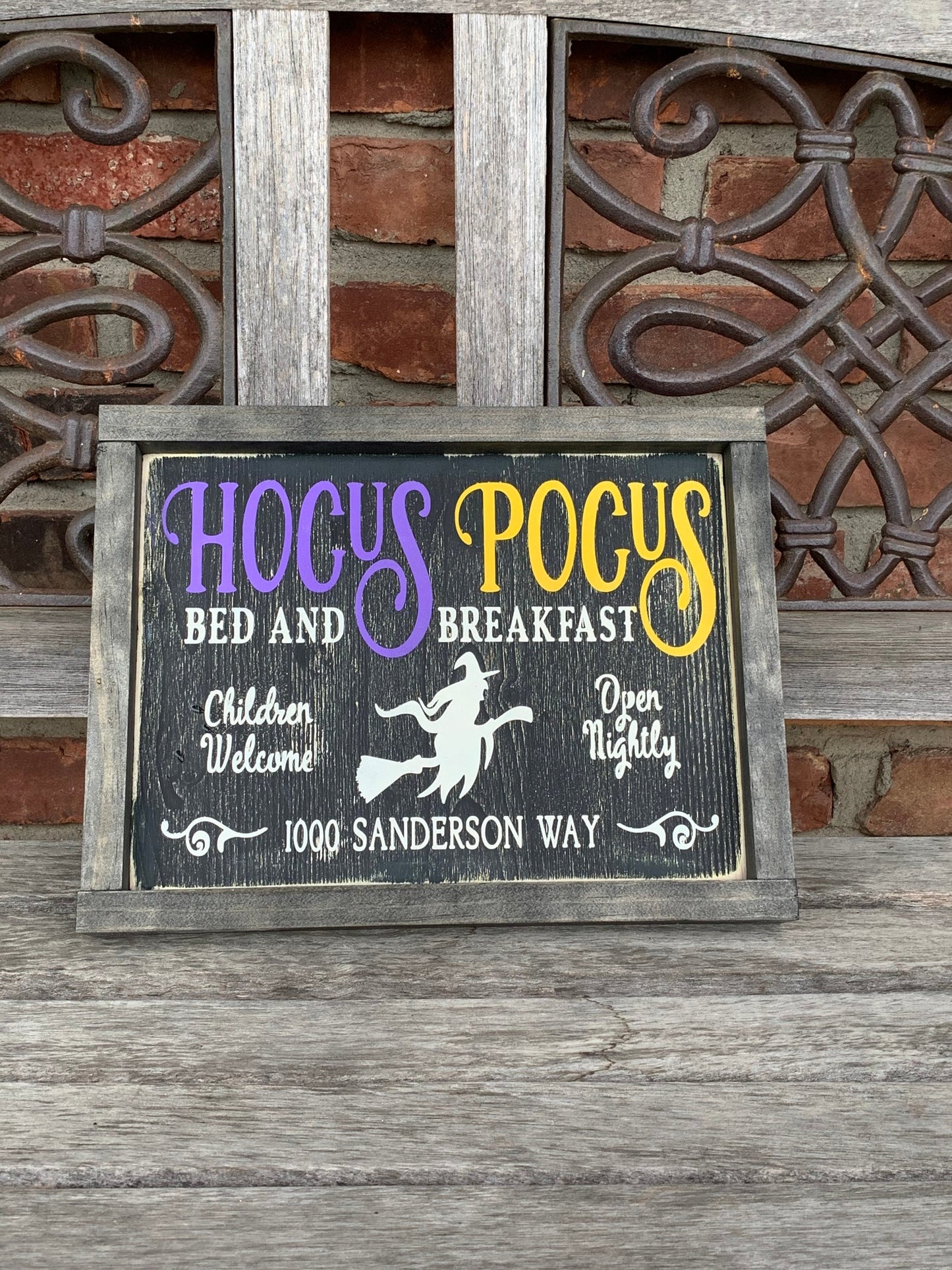 Hocus Pocus Sign | Sanderson Sisters | Halloween Decor | Halloween Sign | Wood Signs