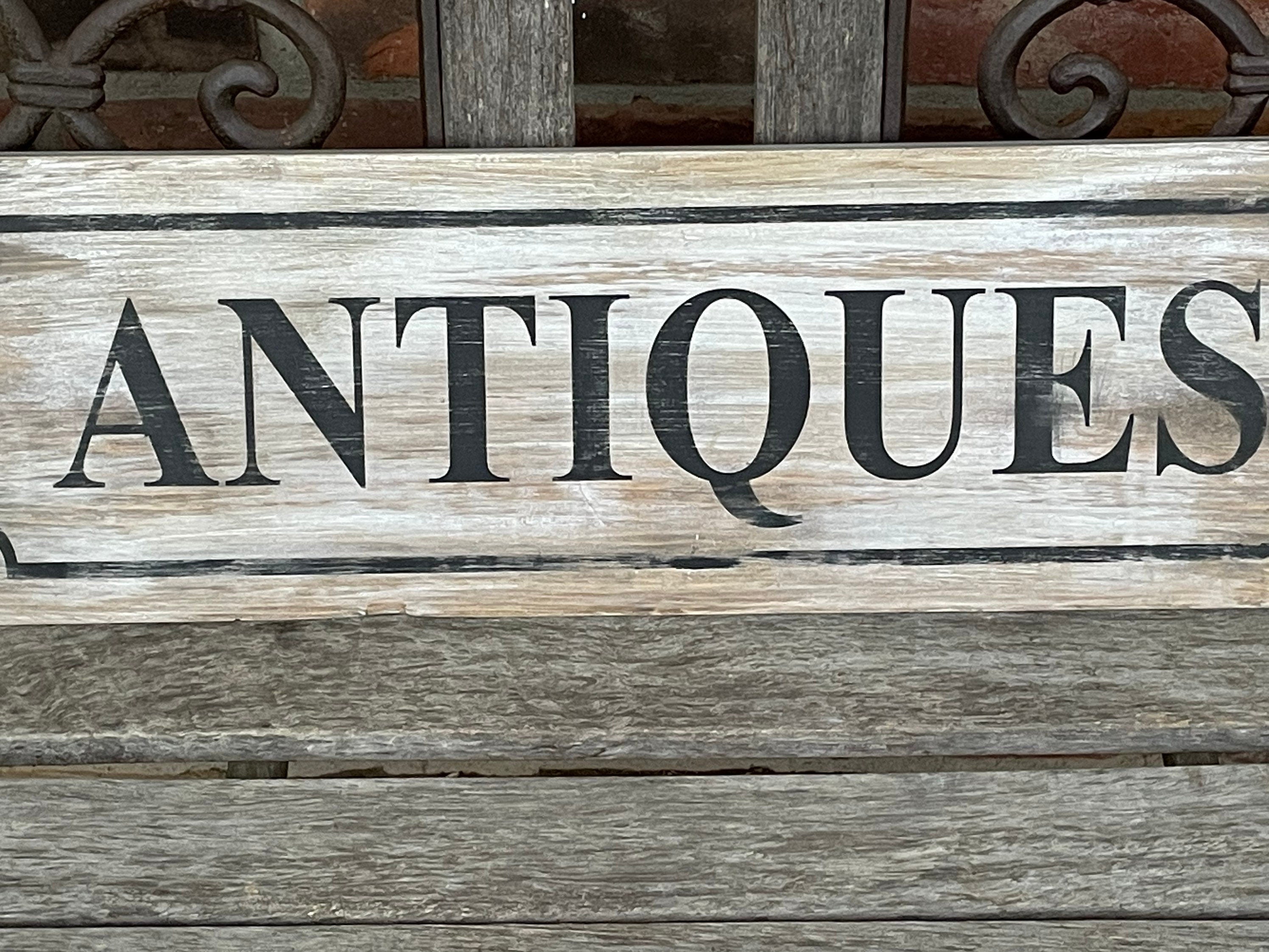 Distressed Store Sign Antique wooden sign reproduction distressed/store sign/old sign ...