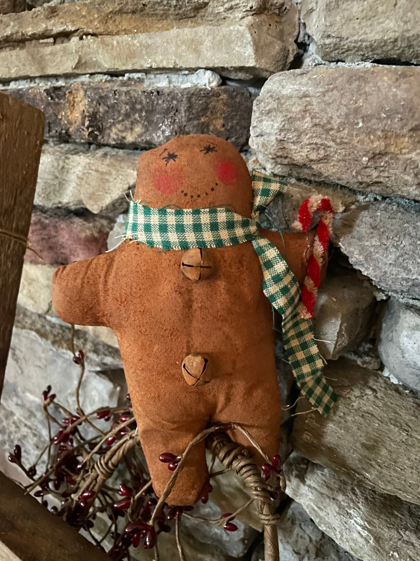 Primitive Gingerbread Man ornies - Bowl Fillers - Christmas Decor (2)