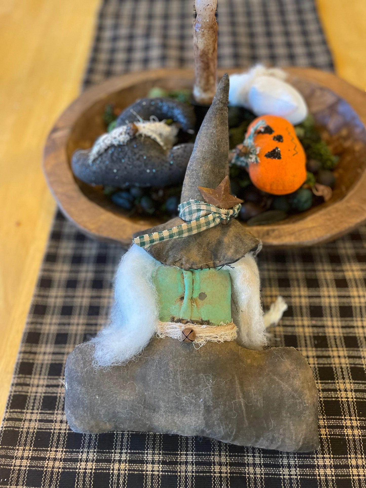 Primitive Wicked Witch Decor - Halloween Witch Decoration - Halloween Primitives