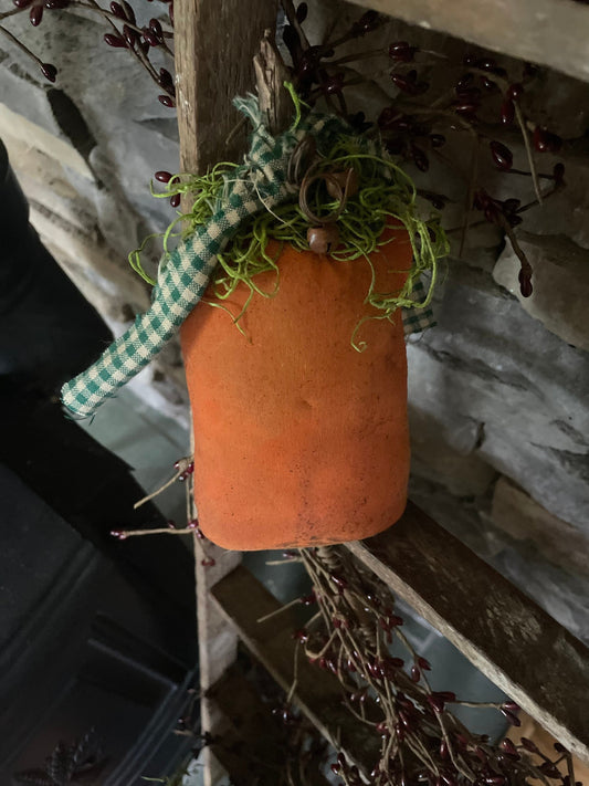 Primitive Pumpkin Ornie Decoration - Fall Autumn Bowl Fillers - Handmade Fall decor - pumpkins and gourds