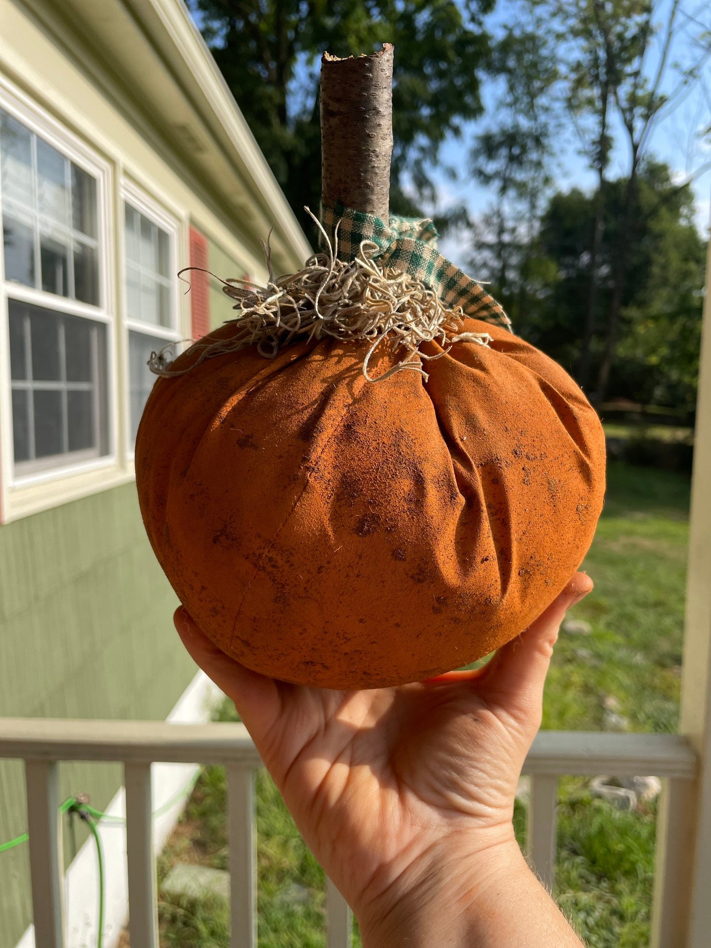 Large Primitive Grungy Pumpkins - Handmade Fall Pumpkin - Fall Primitives - Primitive Halloween Decor